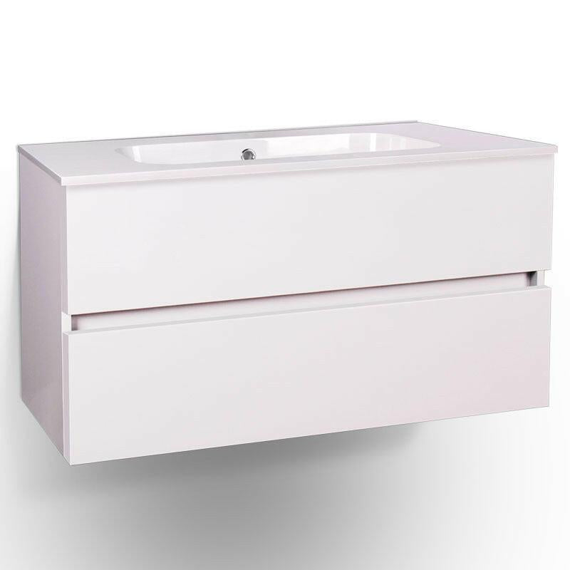 Wellis Elois White 80 2 fiókos mosdószekrény, 79x45x55 cm (WB00312)