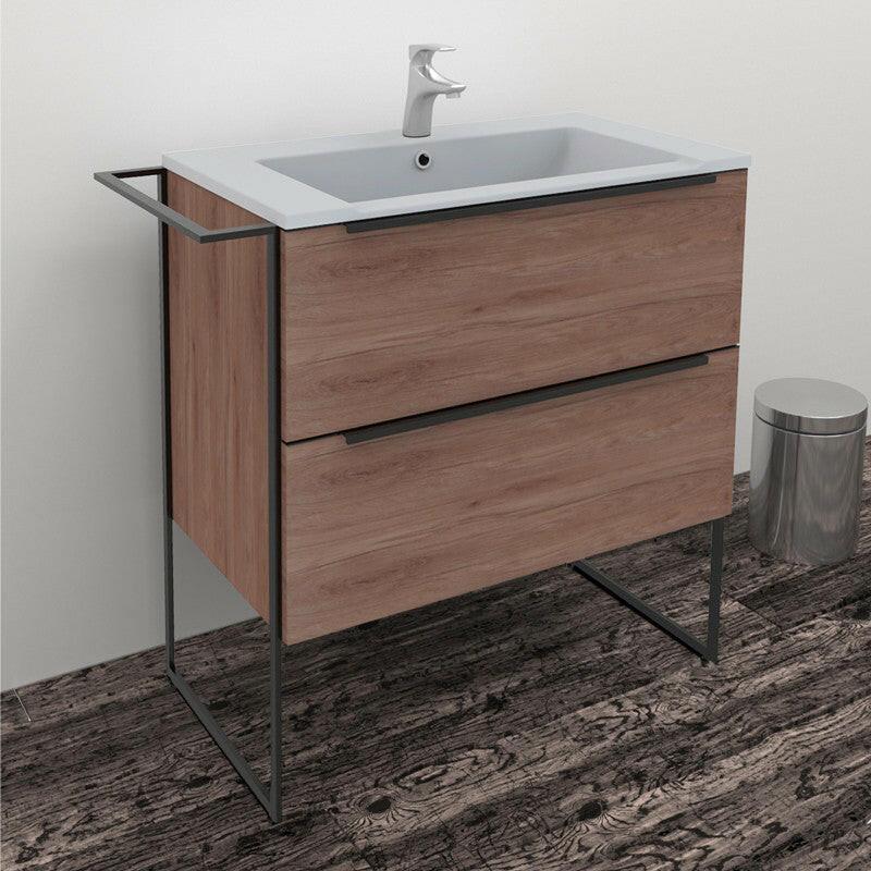 Wellis Jersey 2 fiókos mosdószekrény, 79,4/90,4x45,5x82 cm (WB00319)