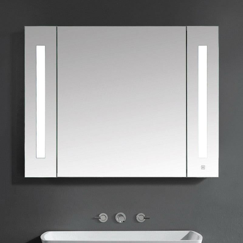 Wellis Canaria tükrös szekrény, LED világítással, 80x12x70 cm (WB00324)