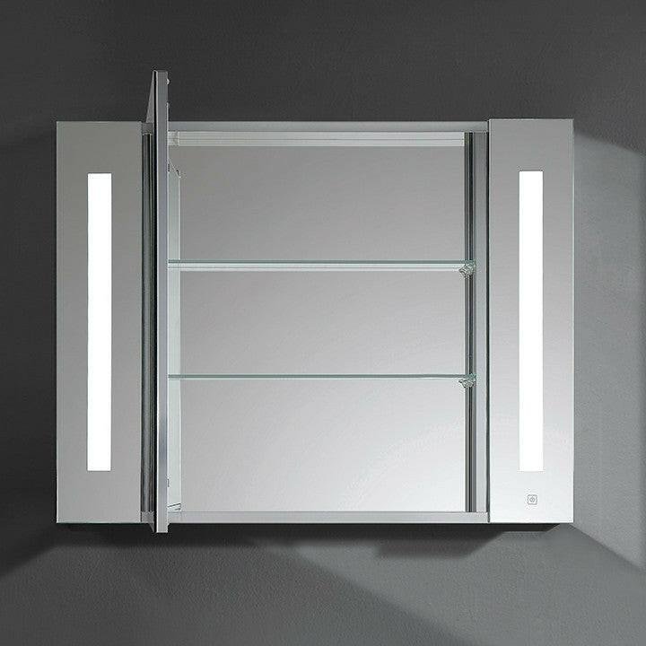 Wellis Canaria tükrös szekrény, LED világítással, 80x12x70 cm (WB00324)
