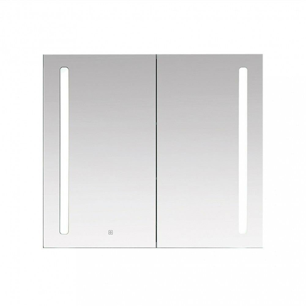 Wellis Tenerife tükrös szekrény, LED világítással, 120x12x70 cm (WB00325)