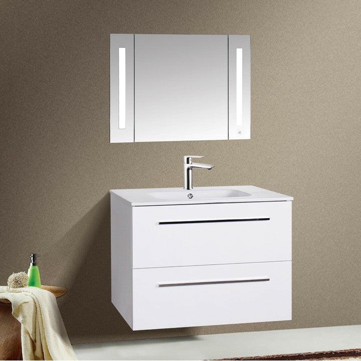 Wellis Almeria műmárvány mosdó, 81x46x1,8/16 cm (WB00345)