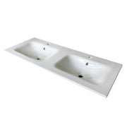 Wellis Almeria dupla műmárvány mosdó, 121x46x1,8/16 cm (WB00347)