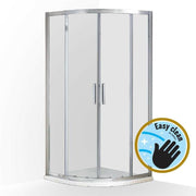 Wellis Aquarius 90 két tolóajtós íves kabin Easy Cleannel 90x90x190 cm (WC00472)