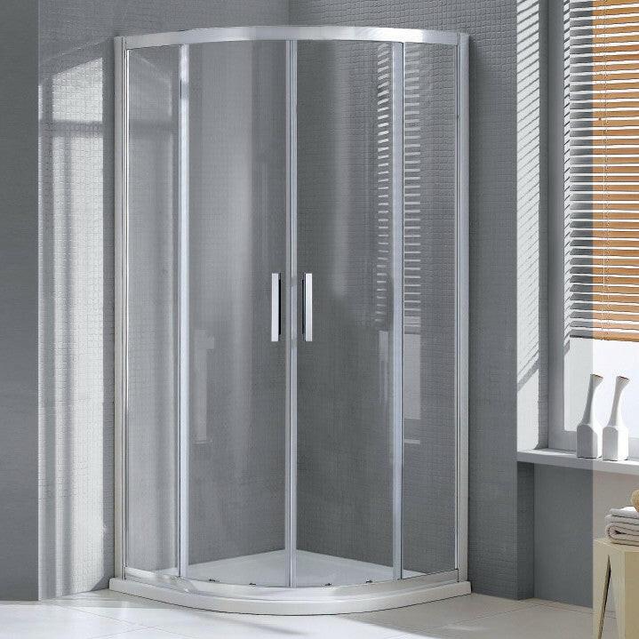 Wellis Aquarius 90 két tolóajtós íves kabin Easy Cleannel 90x90x190 cm (WC00472)