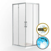Wellis Apollo 80 két tolóajtós szögl. Kabin Easy Cleannel (80x80x190) ( WC00473 )