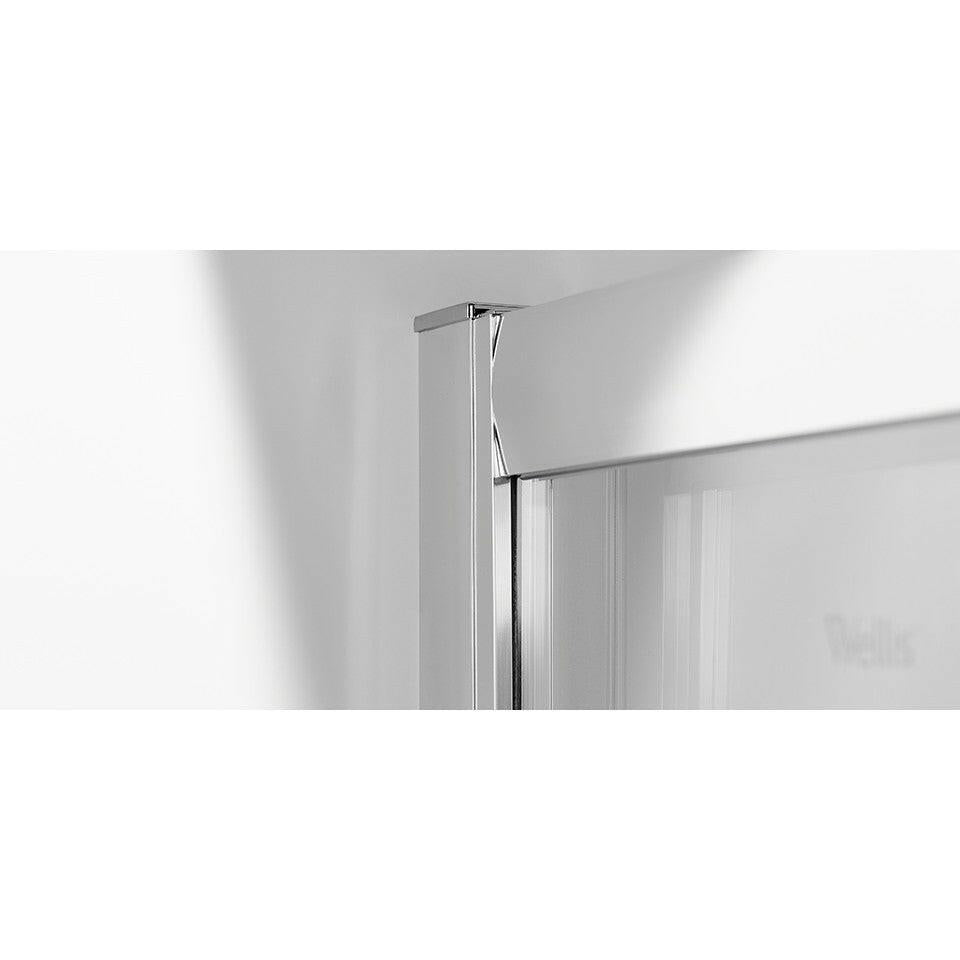 Wellis Apollo 80 két tolóajtós szögl. Kabin Easy Cleannel (80x80x190) ( WC00473 )