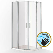 Wellis Scorpio két nyílóajtós íves kabin Easy Cleannel, 90x90x190 cm (WC00478)