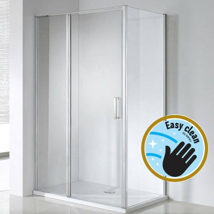 Wellis Triton egy nyílóajtós szögletes kabin Easy Cleannel, 120x80x190 cm (WC00479)
