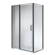 Wellis Triton Black 1 nyílóajtós szögletes zuhany Easy Cleannel, 120x80x190 cm (WC00480)