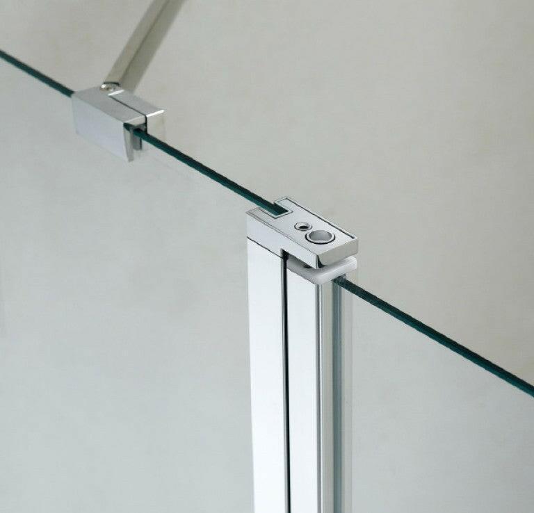 Wellis Pure nyílóajtós zuhanyfal Easy Cleannel, 100x190 cm (WC00481)