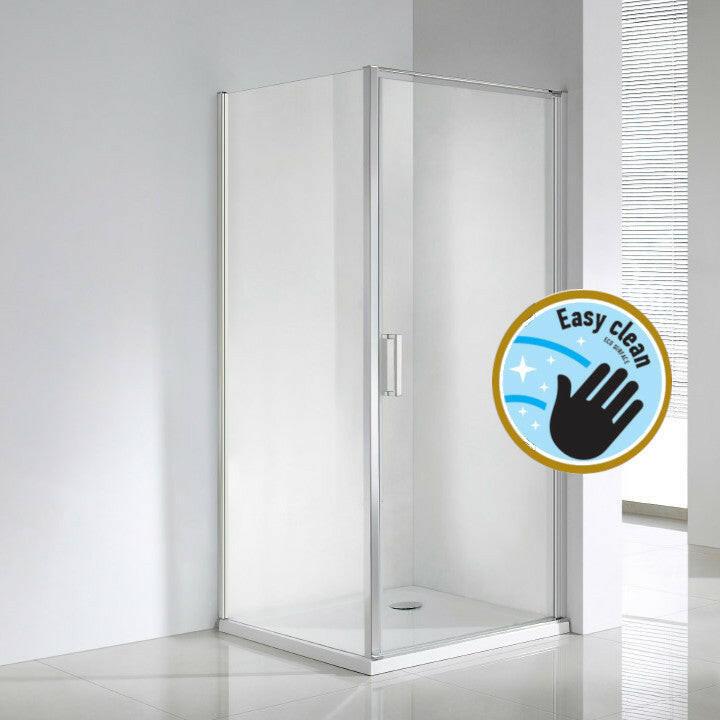 Wellis Quadrum egy nyílóajtós szögletes kabin Easy Cleannel (90x90x190) (WC00482)