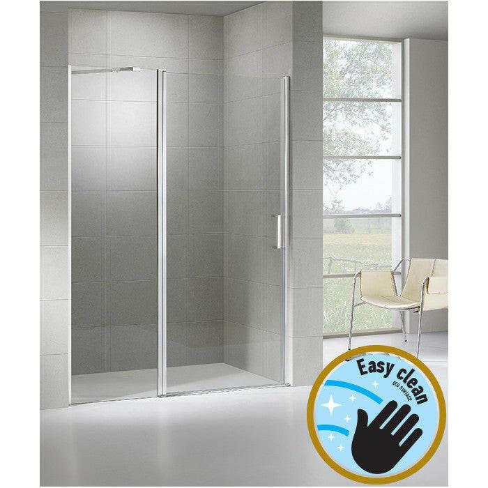 Wellis Pure 90 nyílóajtós zuhanyfal. easy cleannel, 90x190cm ( WC00519 )