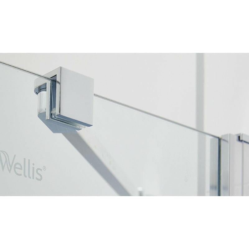 Wellis Pure 110 nyílóajtós zuhanyfal, EasyClean bevonattal 110x190cm ( WC00520 )