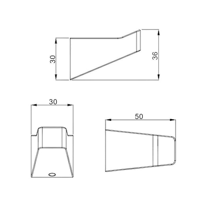 Wellis Mamba akasztó, 3x5x3,6 cm (WE00110)