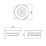 Wellis Mamba szappantartó (10,9x11,5x5,7)-1