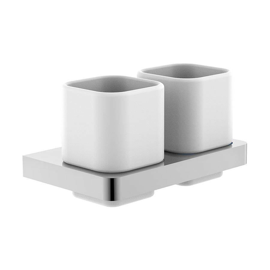 Wellis Capri pohártartó dupla, 16,7x10,6x9,3 cm (WE00123)