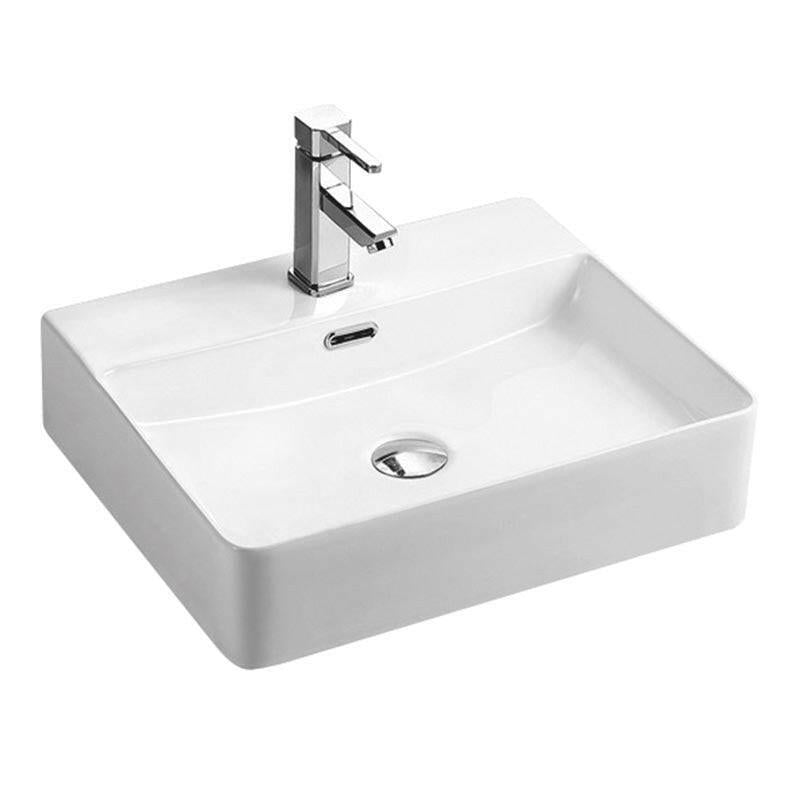 Wellis Lotus pultra építhető porcelán mosdó, 50x42,3x12,7 cm (WF00041)