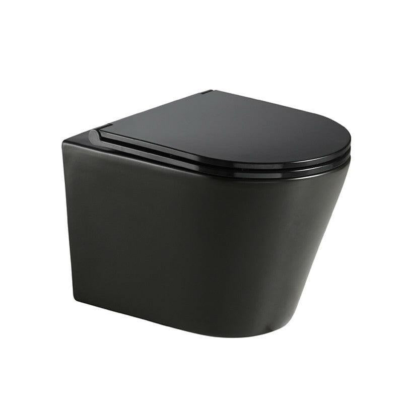 Wellis Clement Black fali Rimless WC, matt fekete, 36x51,7x35,7 cm (WF00070)