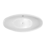 Wellis Arezzo White szabadon álló kád (180x87x65) le - és túlfolyó + szifon, rejtett szintezőláb (WK00122)