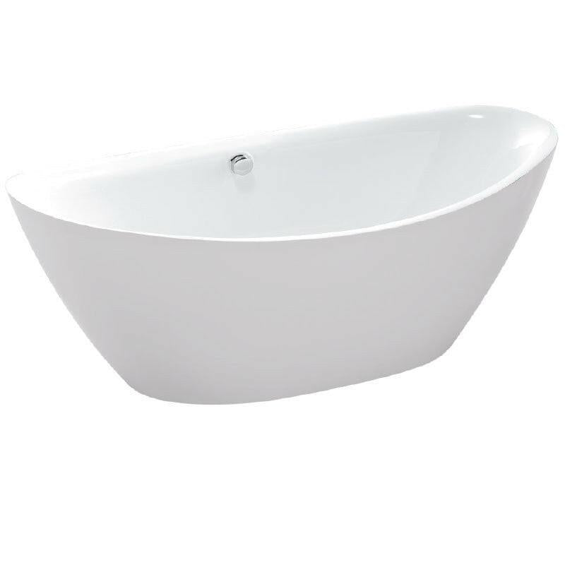 Wellis Arezzo White szabadon álló kád (180x87x65) le - és túlfolyó + szifon, rejtett szintezőláb (WK00122)