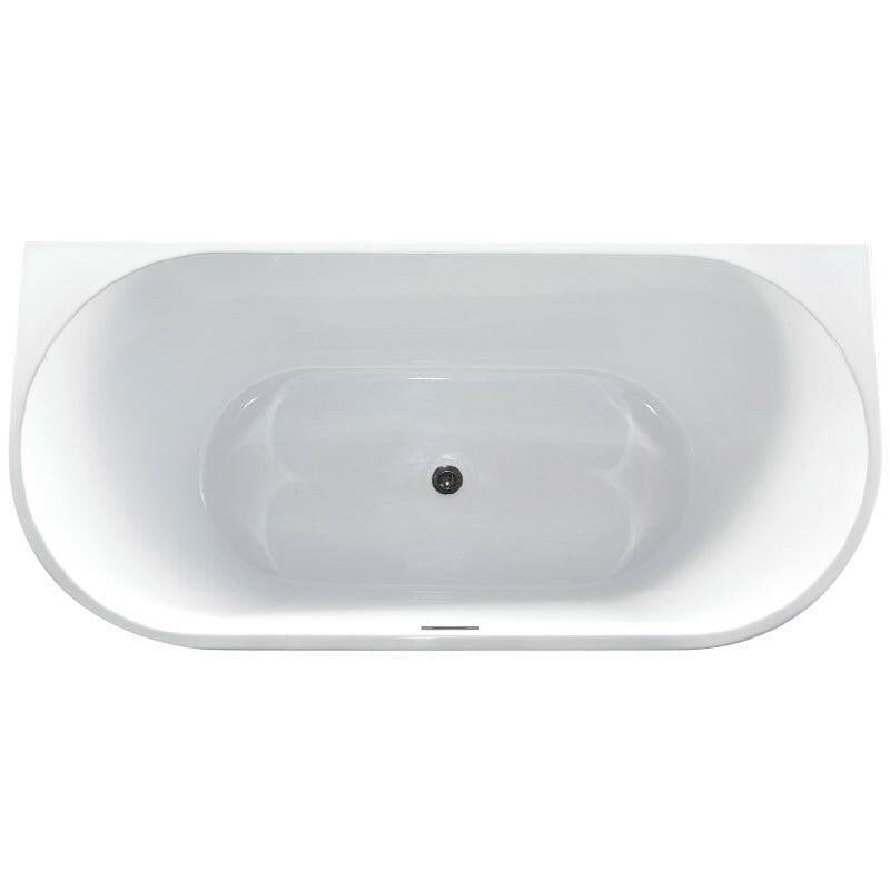Wellis Calabria White szabadon álló kád, 170x80x58 cm, le - és túlfolyó, szifon, rejtett szintezőláb (WK00123)