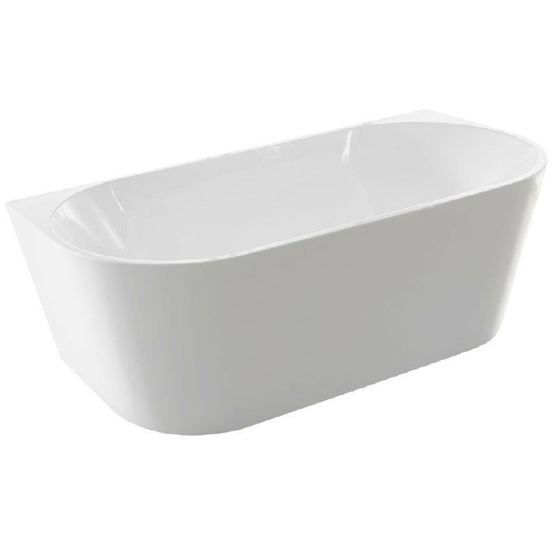 Wellis Calabria White szabadon álló kád, 170x80x58 cm, le - és túlfolyó, szifon, rejtett szintezőláb (WK00123)
