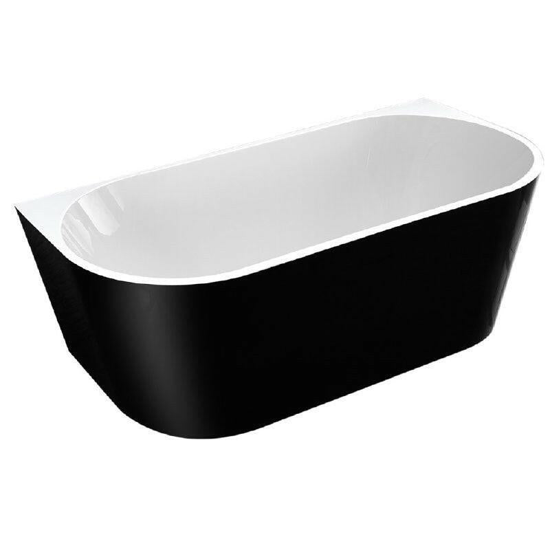 Wellis Calabria Black szabadon álló kád fekete külsővel, 170x80x58 cm (WK00138)