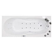 Wellis Malawi E - Drive™ 170, hidromasszázs kád, csaptelep nélkül, balos, 170x75x60 c (WK00164 - 1)