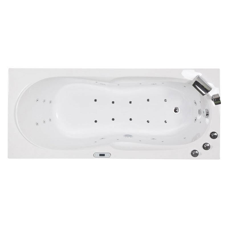 Wellis Malawi E - Drive™ 170, hidromasszázs kád, csaptelep nélkül, balos, 170x75x60 c (WK00164 - 1)
