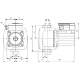 WILO TOP-Z 20/4 (1~230 V, PN 10, Inox) keringető szivattyú ivóvízhez-1