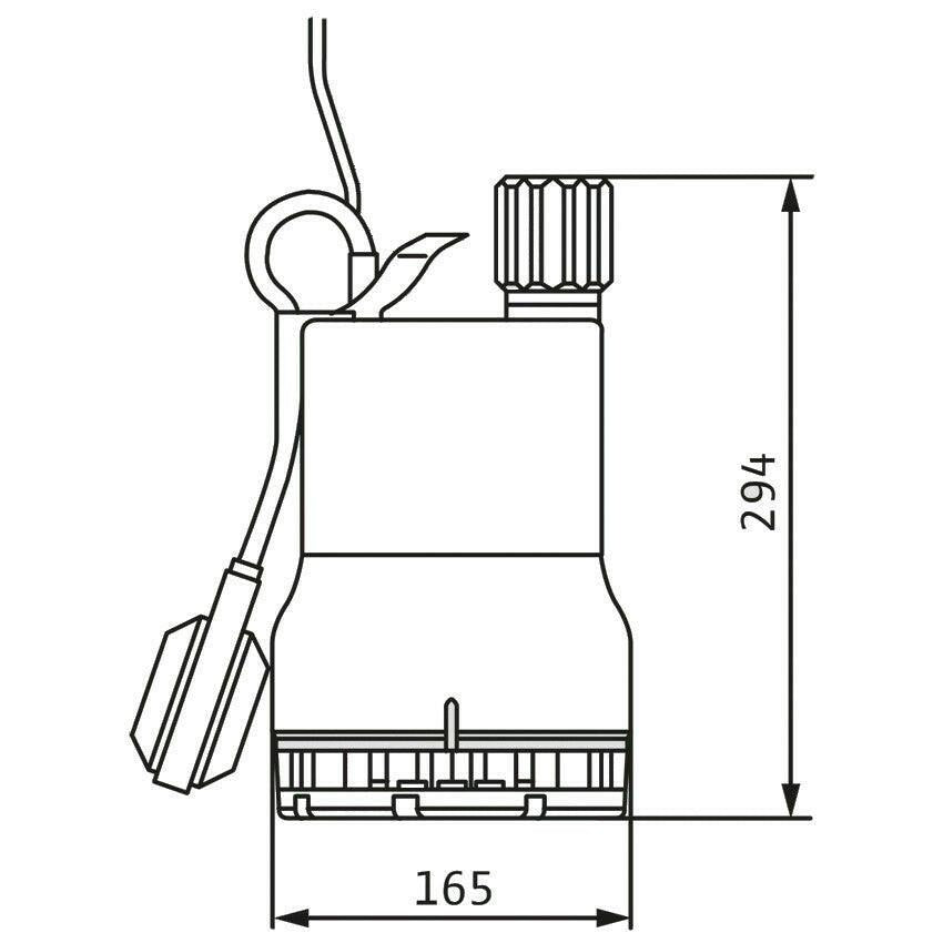 WILO Drain TM 32/7 merülőmotoros szivattyú (4048412)