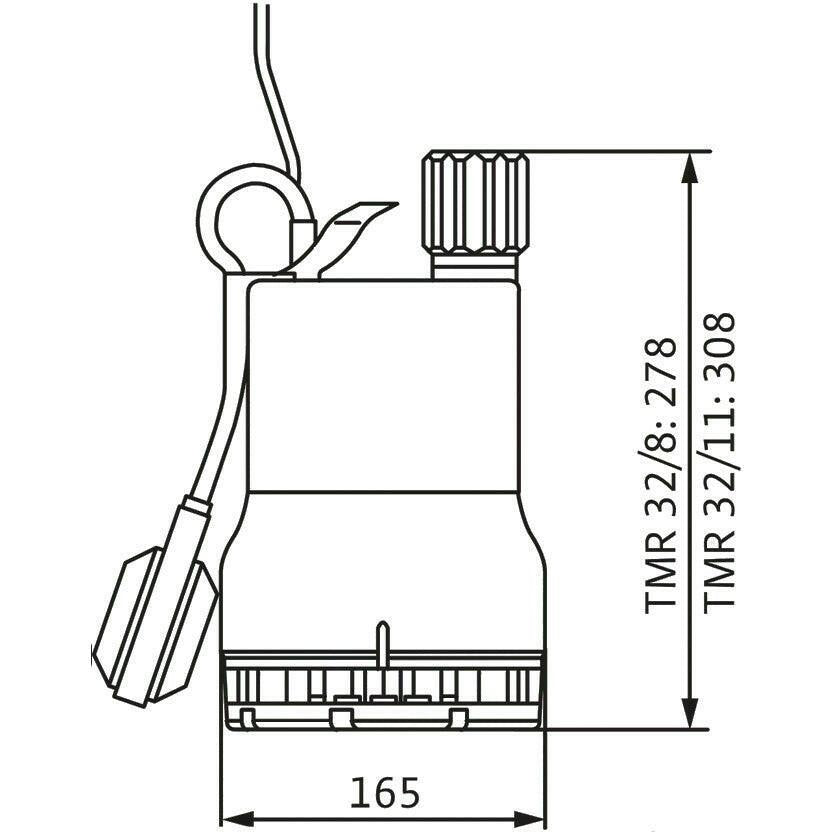 WILO Drain TMR 32/8 merülőmotoros szivattyú (4145325)