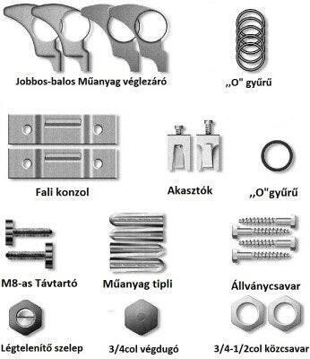 XHENIA RADIÁTOR EGYSÉGCSOMAG FEKETE