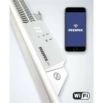 Adax Neo Wifi SLW06 fűtőpanel keskeny, 600 W, 21x101 cm, fém előlap (SLW06)-1