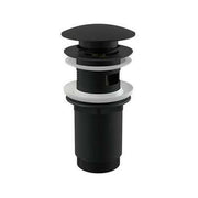 Alcaplast mosdó leeresztő ClickClack, fém nagy fekete dugóval (A392BLACK)