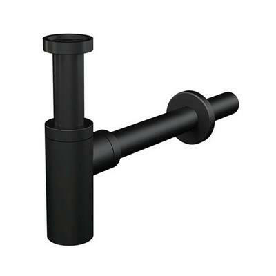 Alcaplast mosdószifon A 400 Black, matt fekete, leeresztő nélkül DN32 ( A400BLACK )