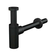 Alcaplast mosdószifon A 400 Black, matt fekete, leeresztő nélkül DN32 ( A400BLACK )