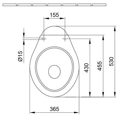 Alföldi Bázis WC csésze alsó kifolyású, mélyöblítésű, hosszú 4035 69 01-1
