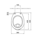 Alföldi Bázis WC csésze alsó kifolyású, laposöblítésű, rövid 4037 00 01-1