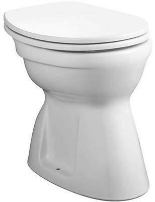 Alföldi Bázis WC - csésze alsó kifolyású, laposöblítésű + Easyplus bevonat (4037 00R1)