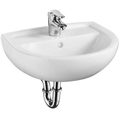 Alföldi Bázis kézmosó 46x36 cm 1 furattal középen 4145 45 01-0