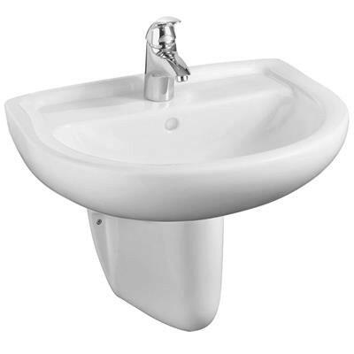 Alföldi Bázis mosdó 60x49 cm 1 furattal középen 4191 60 01-0