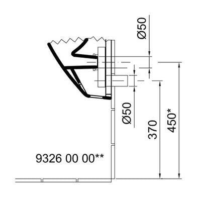 Alföldi Saval 2.0 vizelde felső bekötésű 7050 59 01 szifon nélkül-3