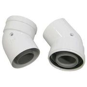Ariston ALU/ALU 80/125 könyök 45° (2db) (3318037)
