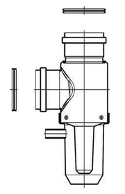 Ariston ALU/ALU 80/80 talpas könyök kondenzátum elvezetővel (3318044)