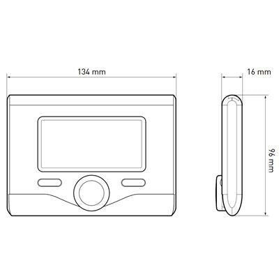 Ariston Sensys szabályzó EVO kazánhoz (BUS kommunikációs) - kifutó-1