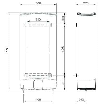 Ariston Velis VLS Evo Plus 50 ErP elektromos vízmelegítő EU (3626148)