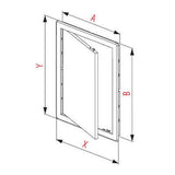 Awenta DT11 szervizajtó 150x200 fehér-1