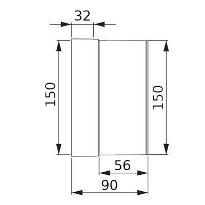 Awenta WKA - 150T ventilátor időkapcsolóval (WKA150T)